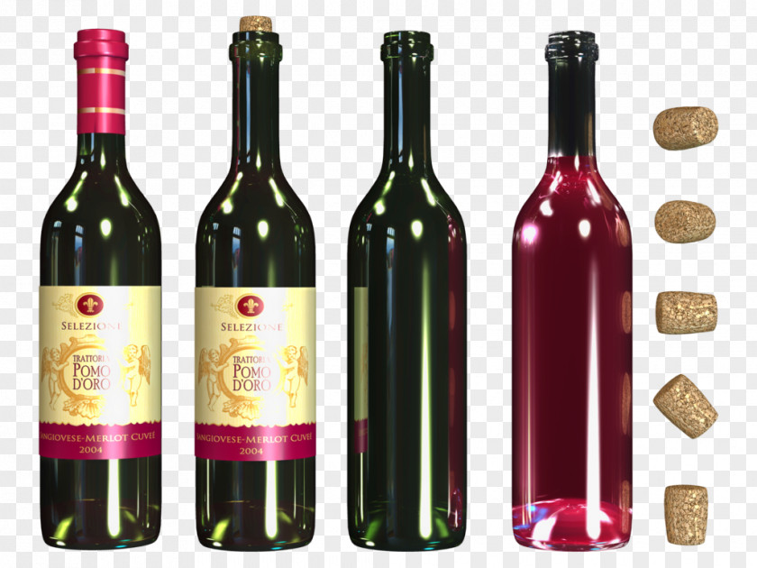 Bottle 8 Wine Clip Art PNG