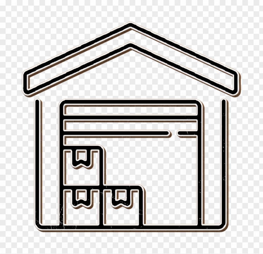 Box Icon Warehouse Manufacturing PNG