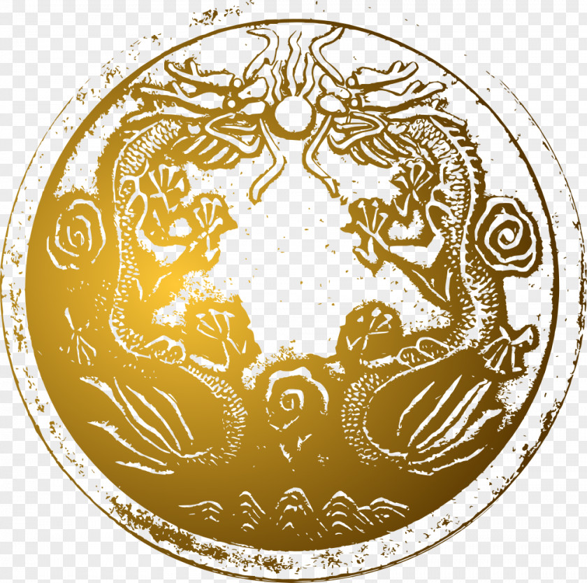 China Chinese Dragon Old Clip Art PNG