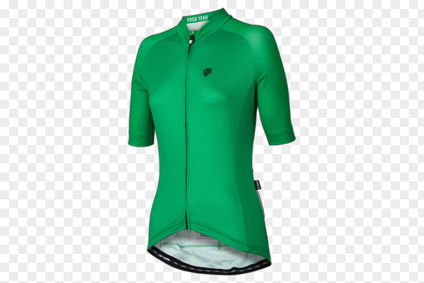 Green Lady Day Coat Cycling Jersey Sleeve Clothing Jacket PNG