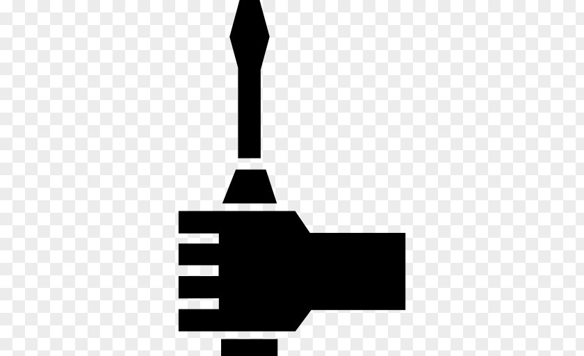 Hand Holding Screwdriver Tool PNG