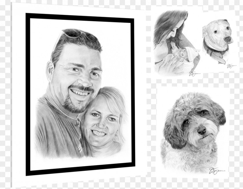 Hand With Pencil Dog Breed Puppy Snout Picture Frames PNG