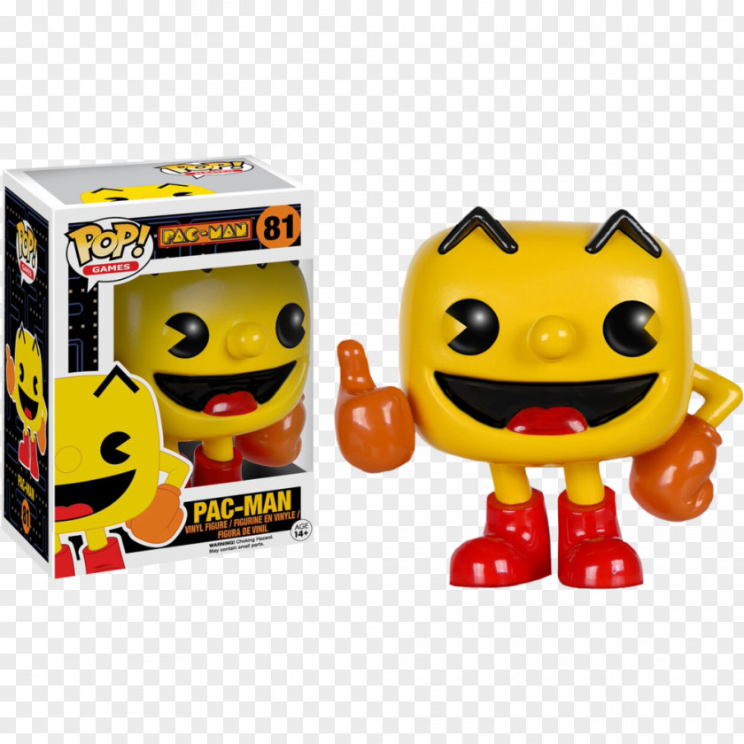Pacman Ms. Pac-Man Funko Action & Toy Figures Arcade Game PNG