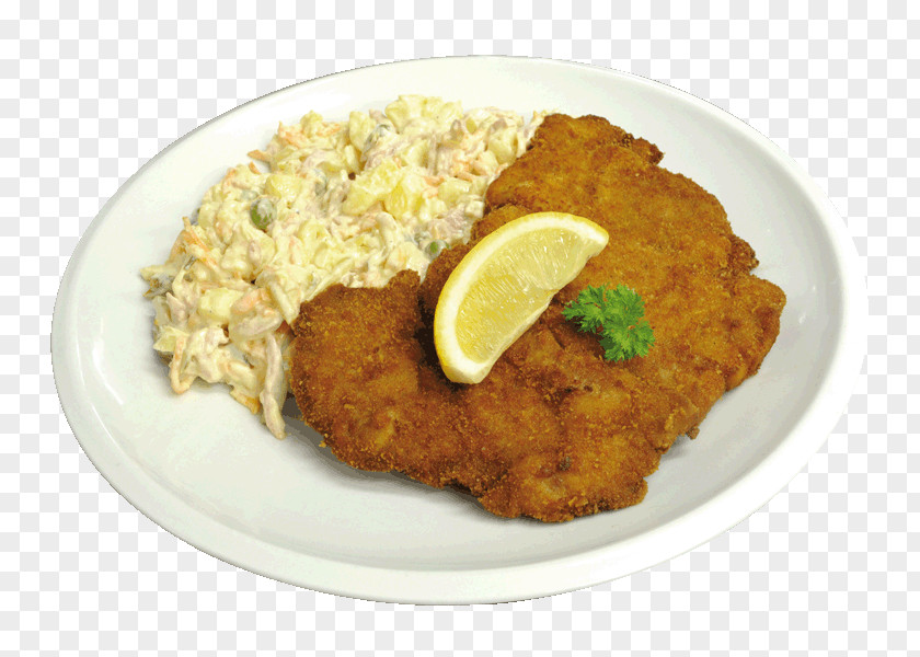 Salad Schnitzel Potato Cotoletta Gravy Mashed PNG