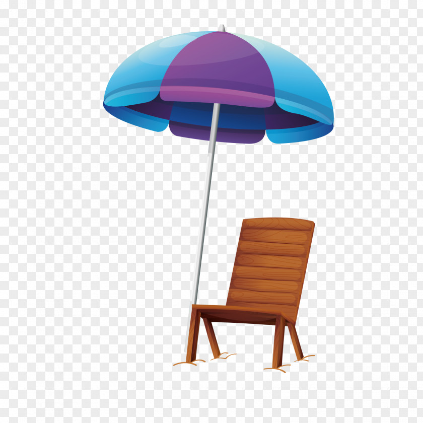 Vector Wooden Chair Beach Royalty-free Clip Art PNG