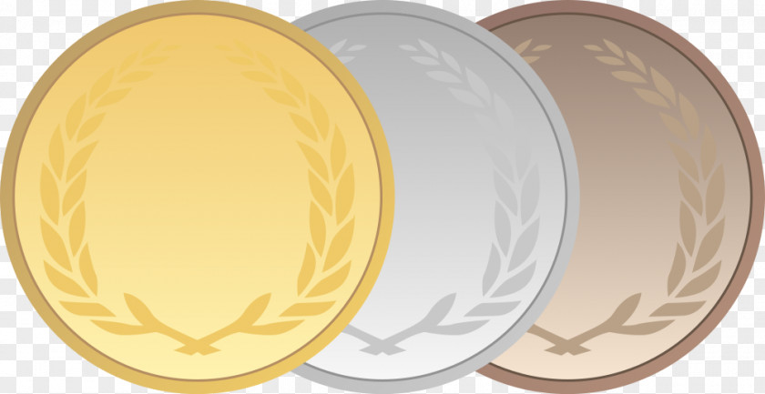 Creative Gold Medal Service-level Agreement Award Clip Art PNG