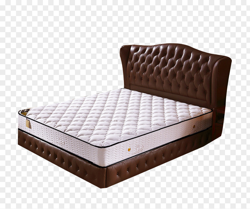 European-style Thickened Mattress Material Bed Frame Box-spring Latex PNG