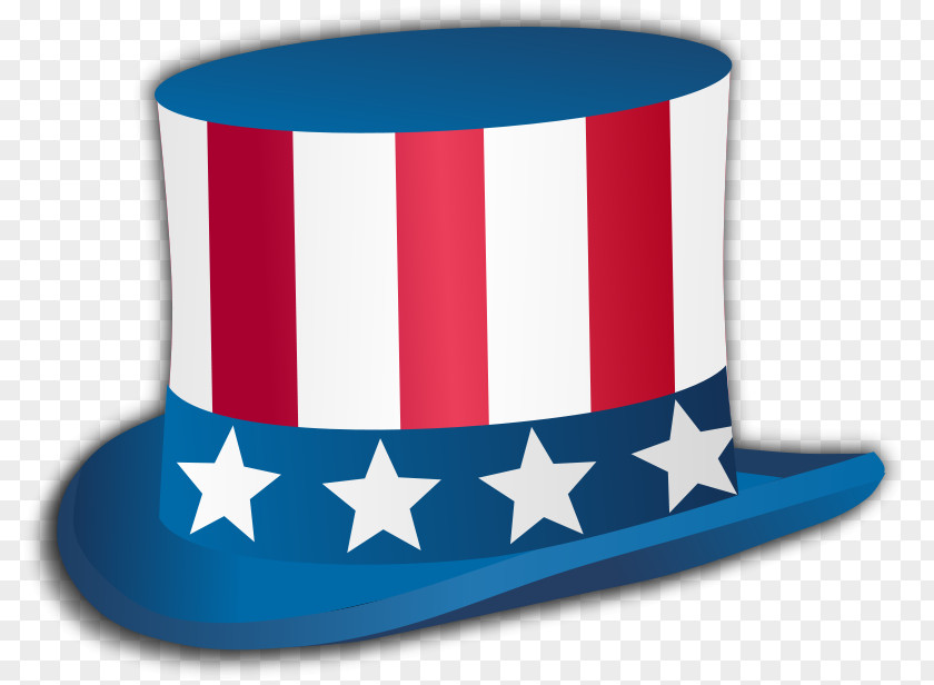 Independence Day Hat United States Uncle Sam Clip Art PNG