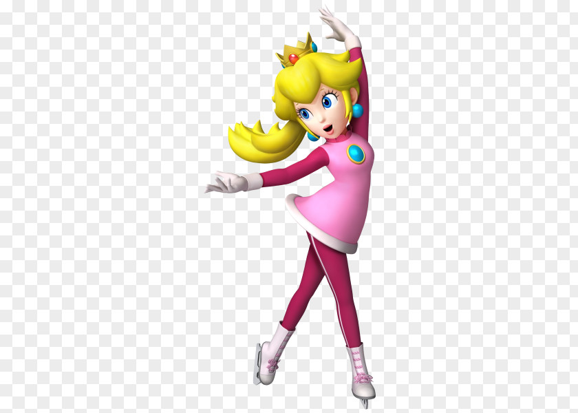 Mario & Sonic At The Olympic Games Winter Super Princess Peach Daisy PNG