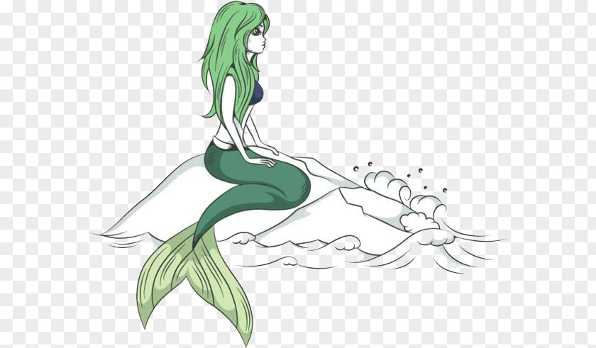 Picture Of Mermaid With Artistic Conception A Drawing Illustration PNG