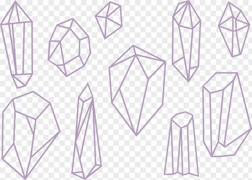 Purple Stone Crystal Quartz PNG