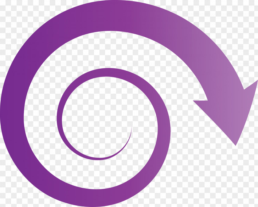 Spiral Arrow PNG