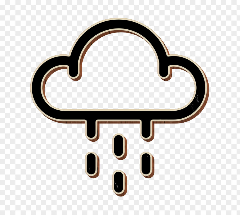 Symbol Weather Icon Cloud Drop Forecast PNG