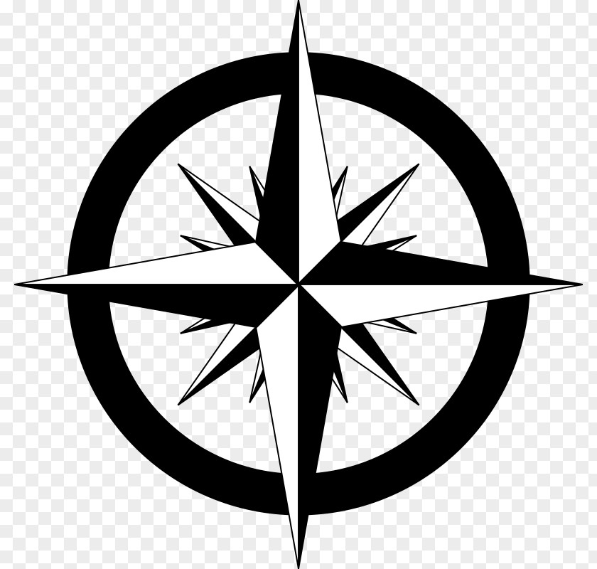 Compass North Rose Clip Art PNG