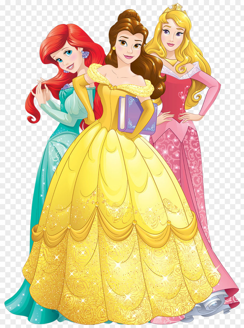 Disney Princess Aurora Ariel Belle Minnie Mouse Cinderella PNG