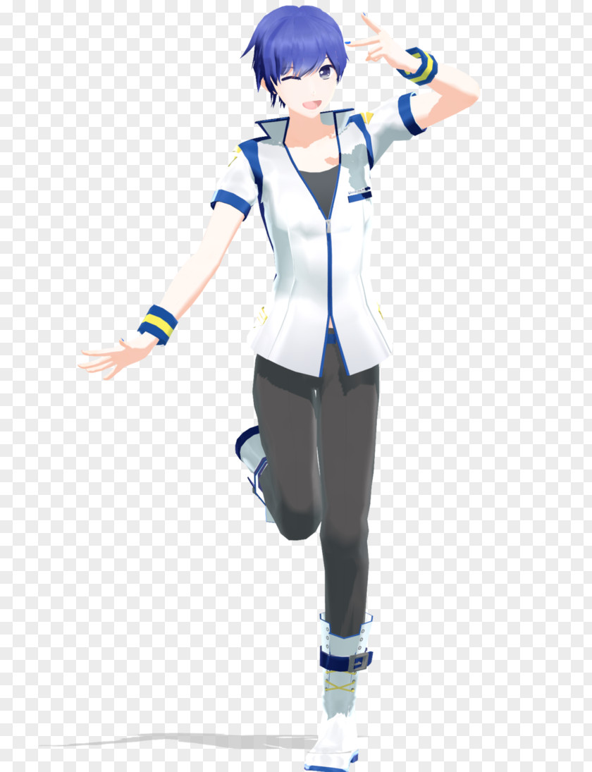 Kaito Vocaloid MikuMikuDance Character DeviantArt Costume PNG