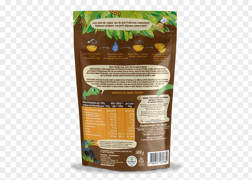 Petit Suisse Buddhahood Carob Tree ISWARI SUISSE Superfood Breakfast PNG