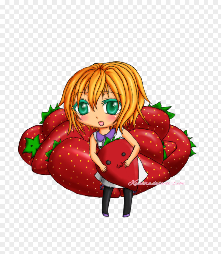 Strawberry Christmas Ornament Cartoon PNG