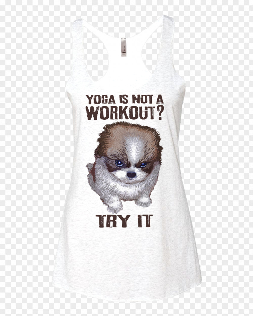 Yoga Exercise T-shirt Sleeveless Shirt Outerwear Snout PNG