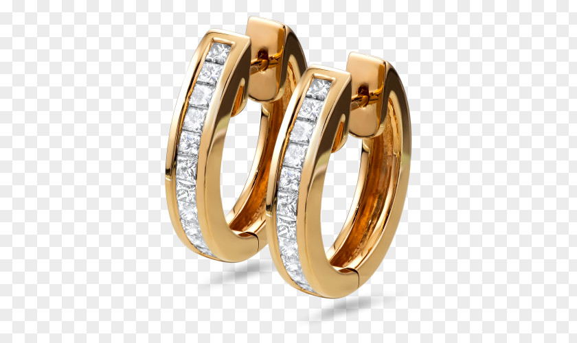 Gold Hoop Ring Jewellery Coster Diamonds PNG