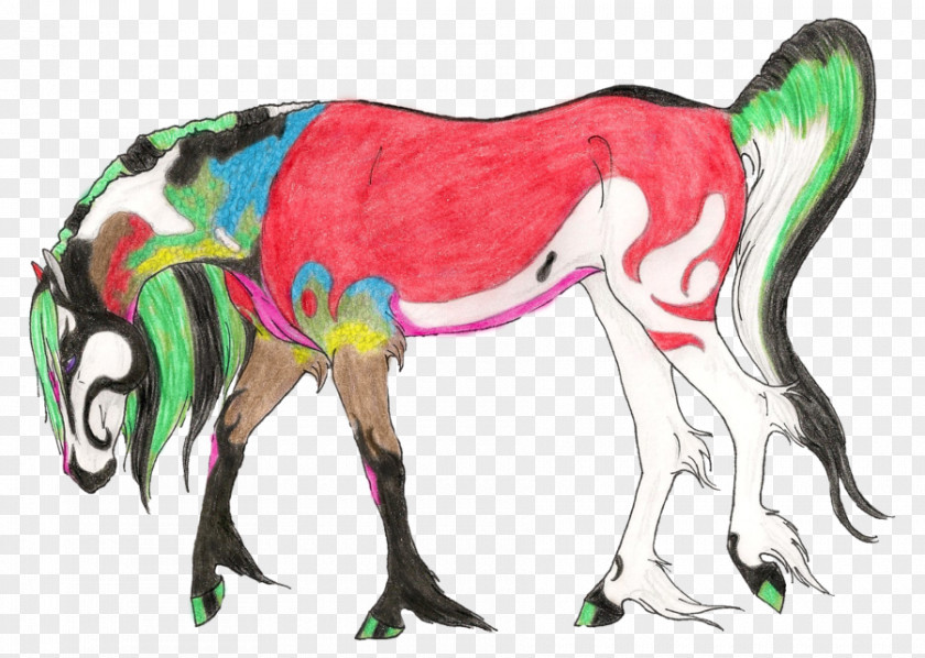 Mustang Unicorn Pack Animal Halter PNG
