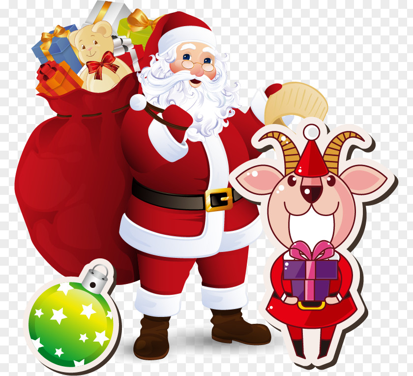 Santa Claus Christmas Holiday Clip Art PNG