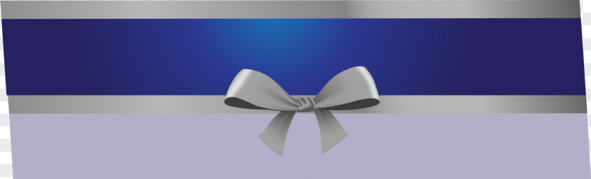 Silver Bow Tie Label Butterfly PNG