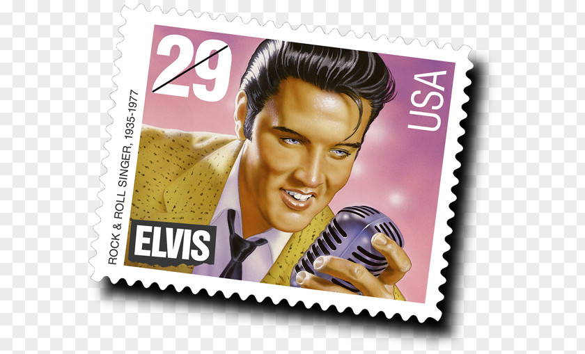 Elvis Presley Forever Stamp Graceland Postage Stamps Mail PNG