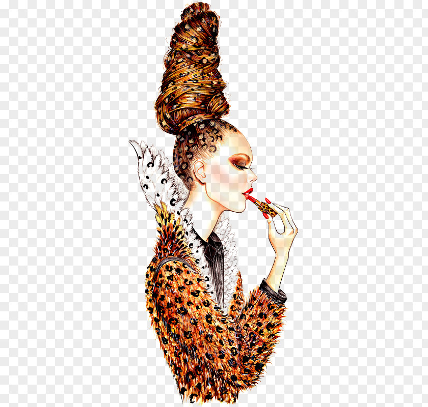 Fashion Ilustration Mary Katrantzou Illustration Illustrator PNG