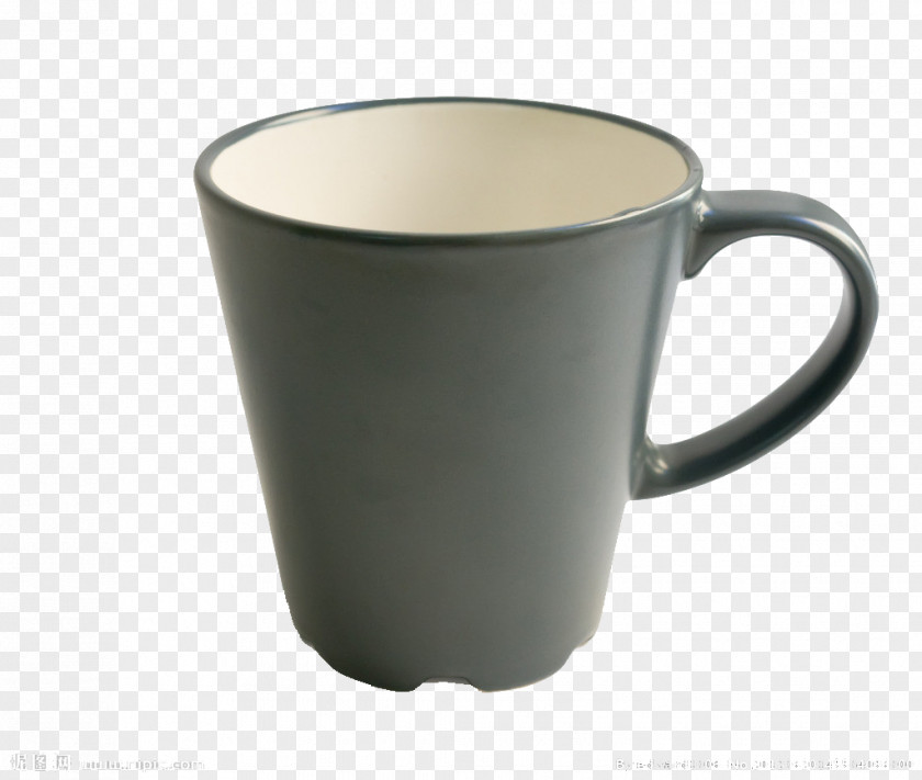 Gray Cup Coffee Drinking Bottle PNG