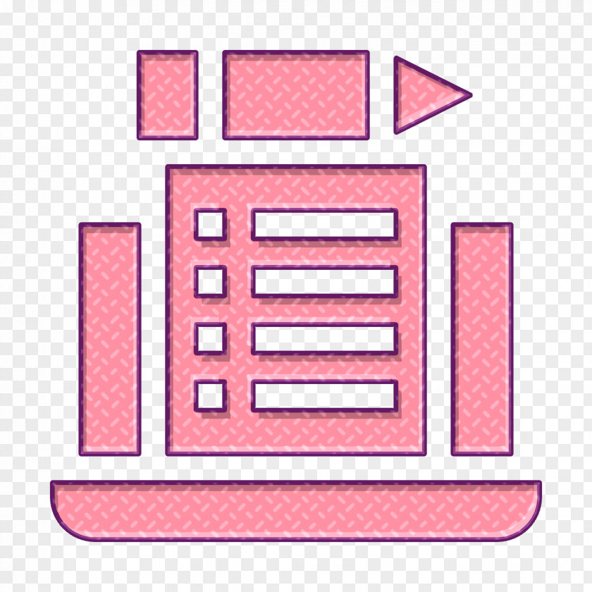 Laptop Icon Shopping List Responsive Design PNG