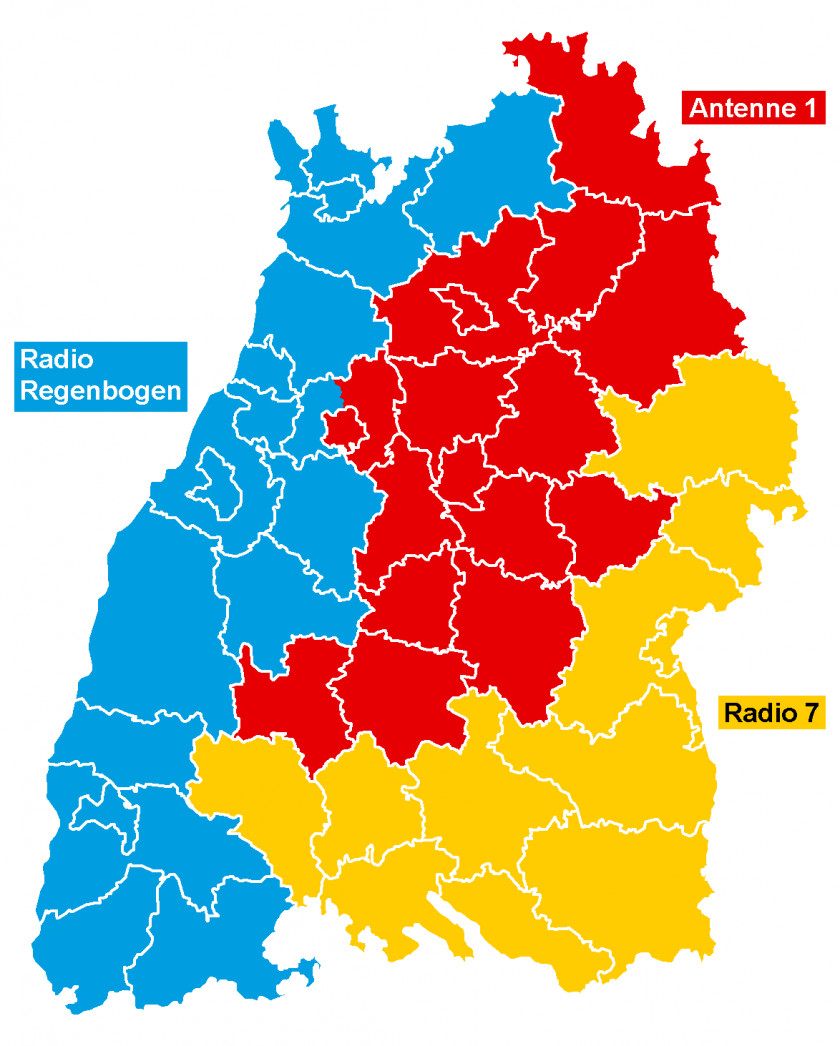 Radio Regenbogen 7 FM Broadcasting Mannheim PNG