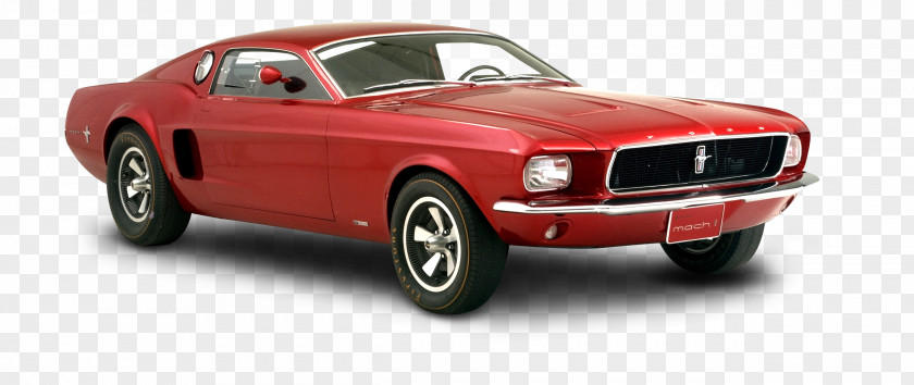 Red Ford Mustang Mach Car 1 2015 2004 PNG