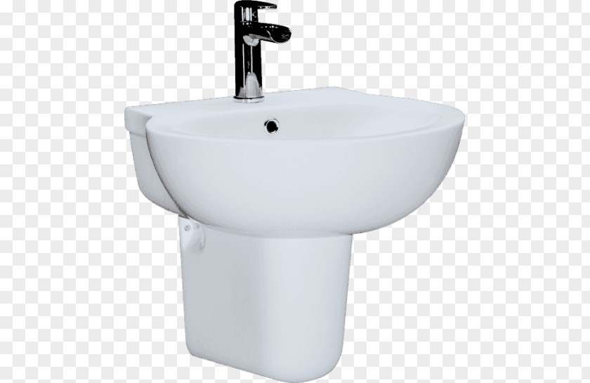 Square Deal Plumbing Sink Bathroom Ceramic Bidet Affine Monaco Basin And Semi Pedestal PNG