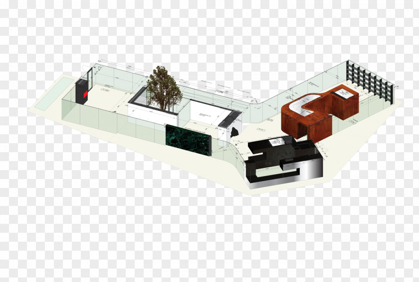 Business Villa Floor Plan House PNG