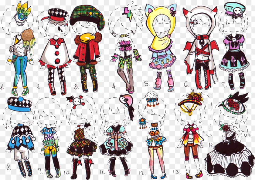 Carnival Outfits Adoption Clothing Drawing DeviantArt PNG