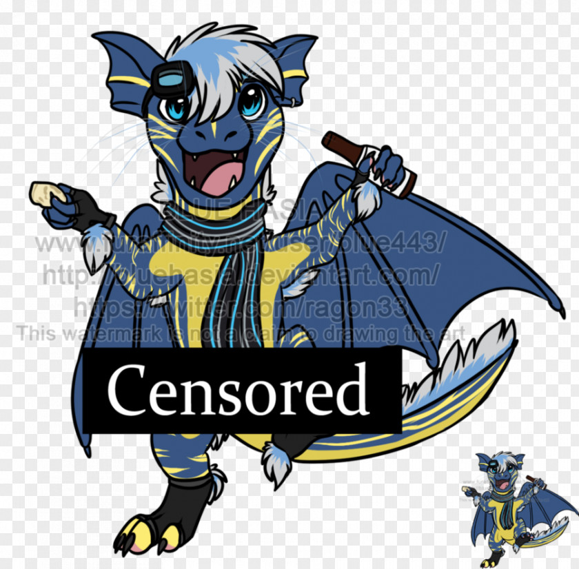 Censored Bar Animal Legendary Creature Logo Clip Art PNG
