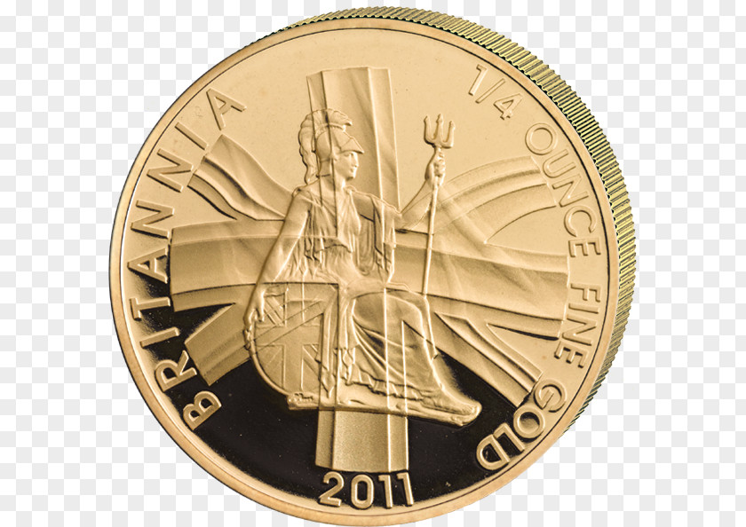 Coin Proof Coinage Gold Royal Mint Britannia PNG