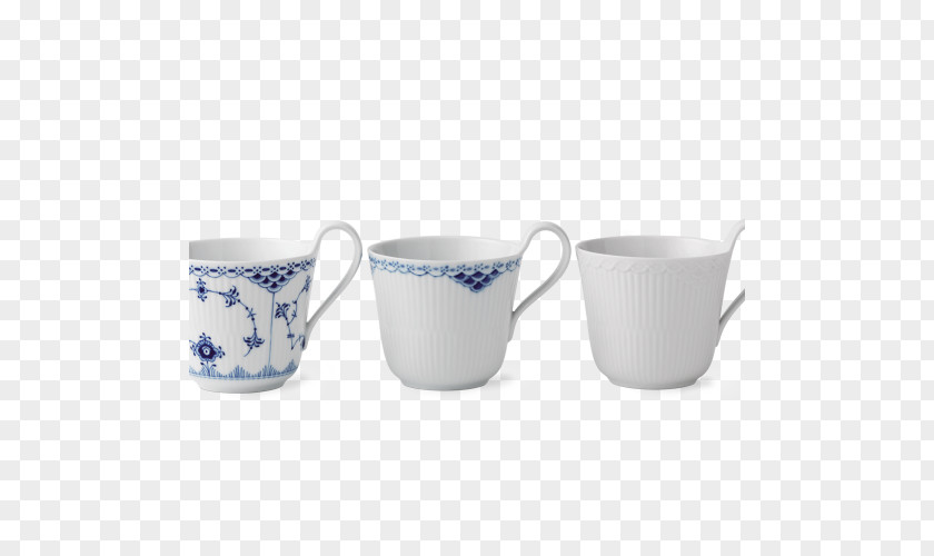 Mug Royal Copenhagen Musselmalet Teacup PNG