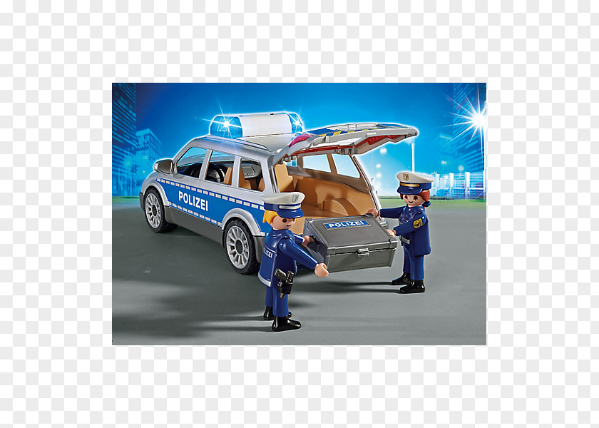 Police Playmobil Car Toy PNG