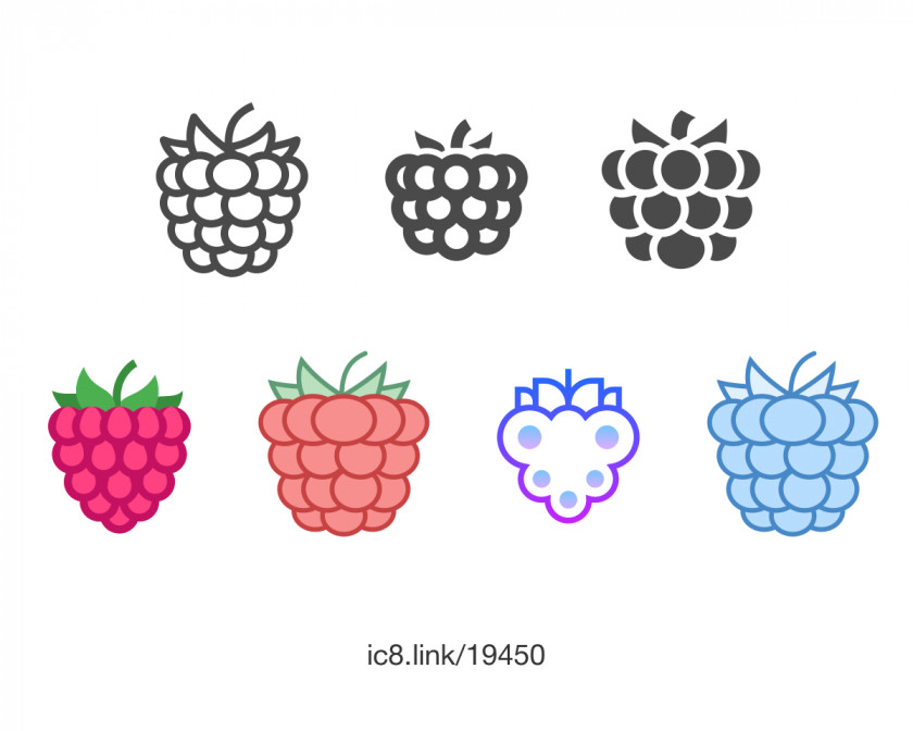 Raspberry Download Font PNG