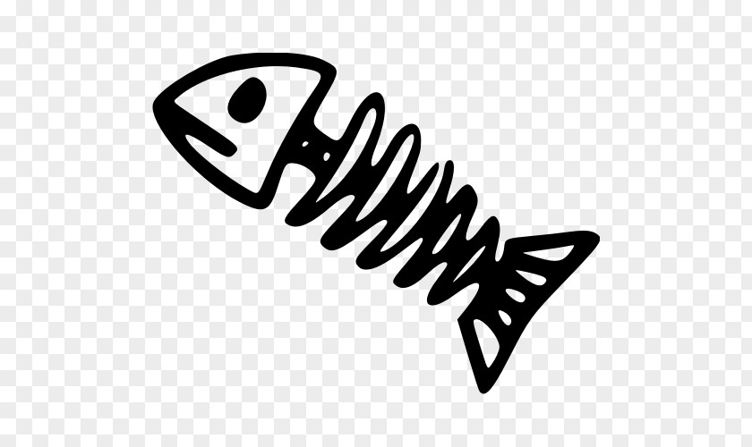 Skeleton Fish Bone Drawing PNG