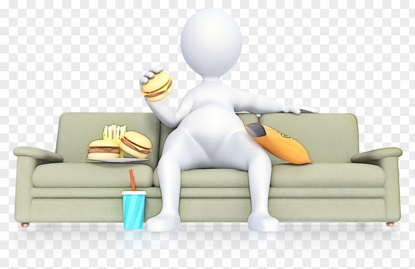 Sofa Bed Recliner Sitting Comfort Couch PNG