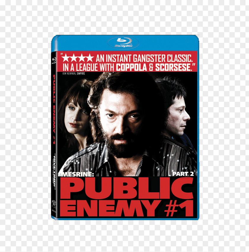 France Jacques Mesrine Mesrine: Public Enemy #1 Killer Instinct Ludivine Sagnier Blu-ray Disc PNG