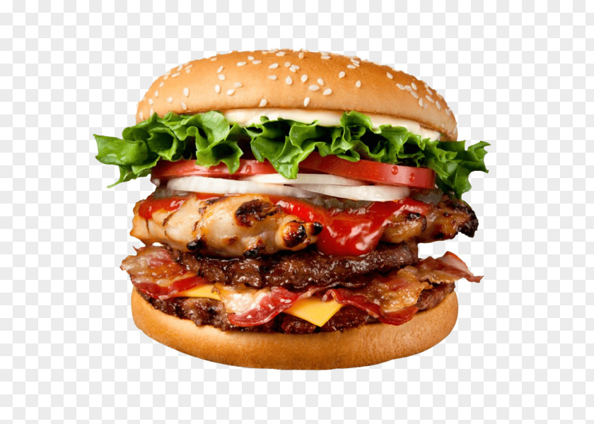 Fried Chicken Hamburger Whopper Sandwich Fast Food French Fries PNG