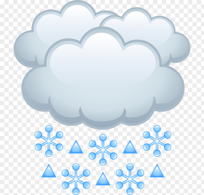 Snow Cloud Cartoon Clip Art PNG