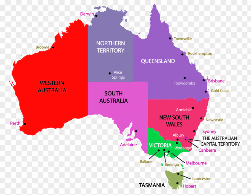 Australia City Of Melbourne Map World PNG