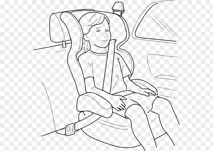 Car Seat Cliparts Officer Buckle And Gloria Coloring Book Child Drawing PNG