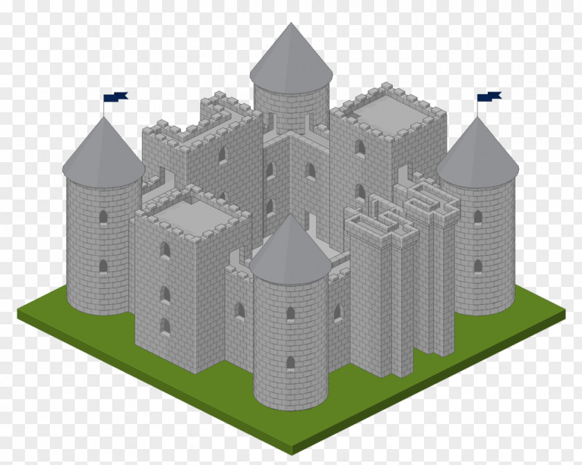 Isometric Pixel Art Projection Architecture Tumblr PNG