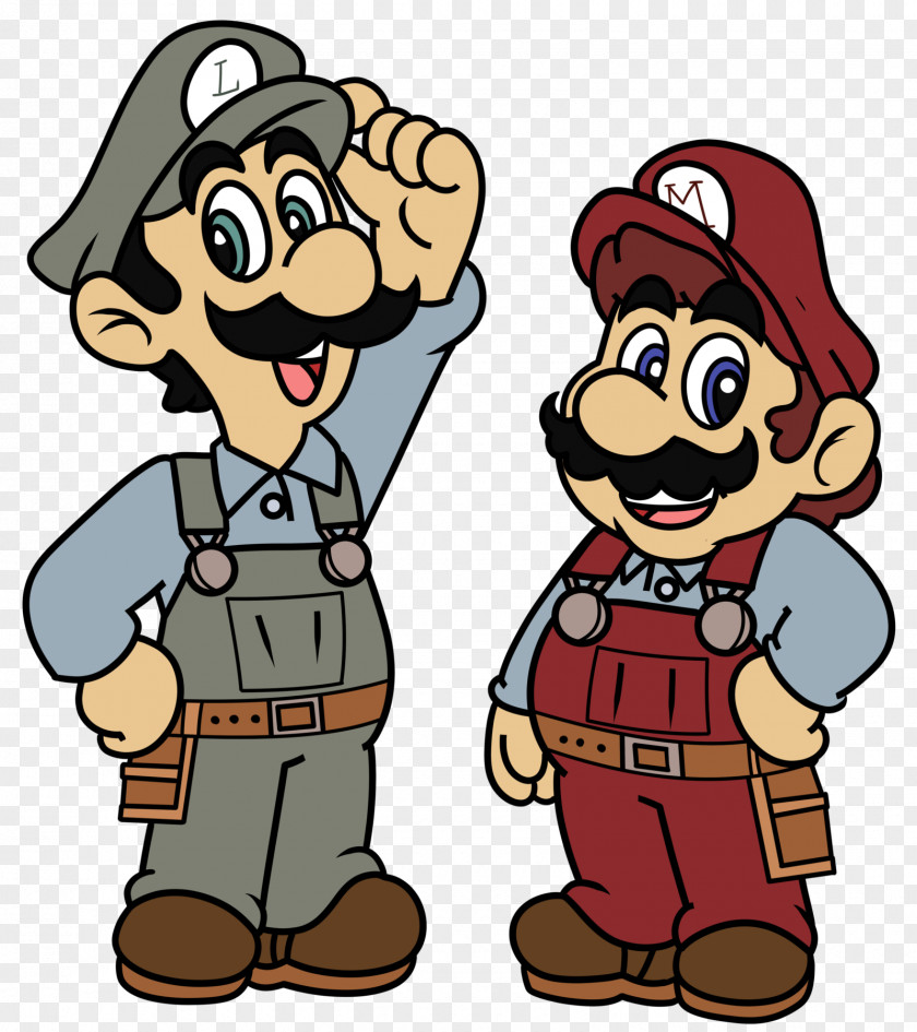 Mario Bros Bros. Waluigi Wario PNG